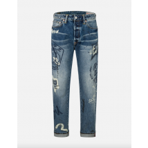Jeans stampa graffiti