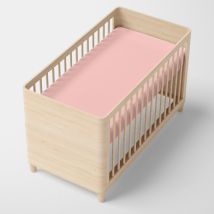 Basic Bajera cuna Rosa palo