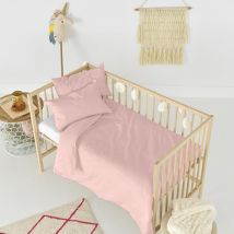 Basic Juego nórdico cuna 2 piezas Rosa palo