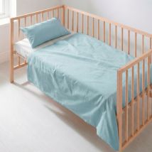 Basic Juego de sábanas cuna 2 piezas Azul