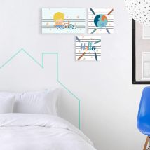 Notebook Lienzo 27x54 cm