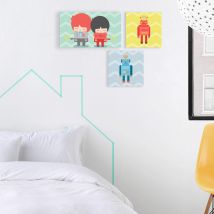 Beep Lienzo 27x54 cm