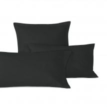 Basic Funda de almohada Negro