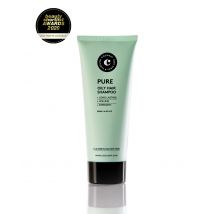 Pure Shampoo for Oily Hair - Stronger, Fuller and Greaseless Hair - Sulfate Free Removes Toxins - Non Stinging - COCUNAT