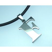 Anhänger Buchstabe, Edelstahl, Höhe 35 mm, ohne Kette