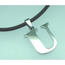 Anhänger Buchstabe, Edelstahl, Höhe 35 mm, ohne Kette