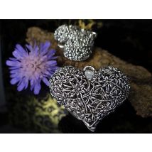 Großer Herz Anhänger, 41 x 33 mm