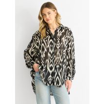 Mono Abstract Print Oversized shirt