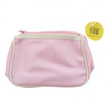 Bags Unlimited Shimmer Pink Pink Zipper Small Pouch