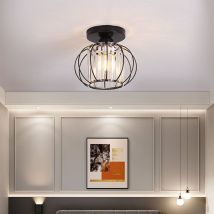 Metal Lantern Shape 1-Light Pendant Light