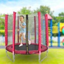 Outdoor Trampoline with Safety Cover Net