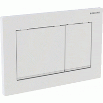 Geberit Bedieningspl Omega30 Gr/Kl Wit/Glchr/Wit
