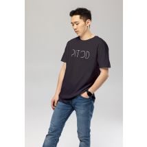 Logo Anthracite Organic Cotton T-Shirt – Unisex | Pitod | Size S