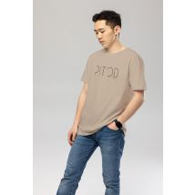 Logo Desert Dust Organic Cotton T-Shirt – Unisex | Pitod | Size L