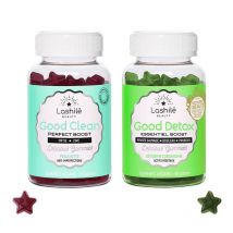 Pack Duo Good Clean y Good Detox - 1 Programa de 3 meses - Gummies - Complementos alimenticios veganos fabricados en Francia - Lashilé Beauty