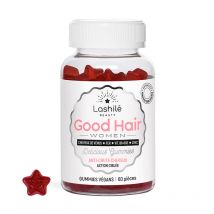 Good Hair Women - Anticaída para mujeres - 1 Programa de 1 mes - Gummies - Complementos alimenticios veganos fabricados en Francia - Lashilé Beauty