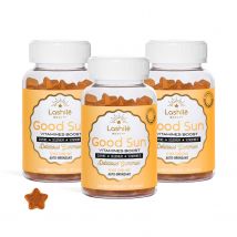 Good Sun Vitaminas Autobronceador - 1 Programa de 3 meses - Gummies - Complementos alimenticios veganos fabricados en Francia - Lashilé Beauty