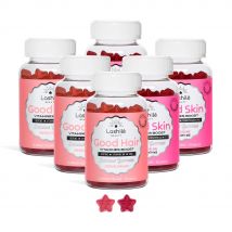Pack Duo Good Hair + Good Skin - 1 Programa de 3 meses - Gummies - Complementos alimenticios veganos fabricados en Francia - Lashilé Beauty