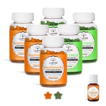 Pack Defensa inmunitaria y desintoxicación del organismo - Programa de 3 mes - Gummies - Complementos alimenticios veganos - Lashilé Beauty