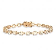 Forever Classic Pink Morganite Rose Tennis Bracelet