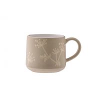 Mason Cash Botanical Gypsophila Stone Mug, 400ml