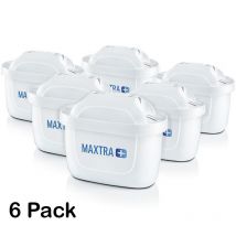 BRITA Maxtra Plus + Water Filter Cartridges, Pack of 6, White