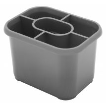 Addis Classic Cutlery Drainer, Metallic Grey