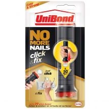 Unibond Click & Fix No More Nails, 20 x Glue Doses