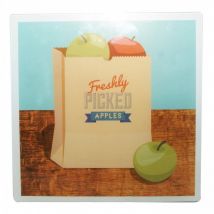 Typhoon Apples Square Work Surface Protector, 30cm