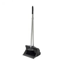 Ramon Hygiene Long Handled Dust Pan & Brush Set, Grey