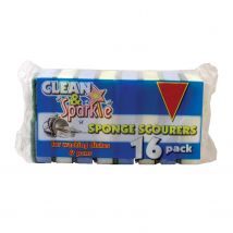 Ramon Hygiene Sponge Scourers, Pack of 16