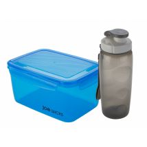 Joe Wicks, 2 Piece Locking Food Container and Sports Bottle Set, 2400ml Container + 500ml Bottle