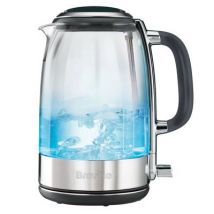 Crystal Clear Glass 1.7L Jug Kettle, Clear