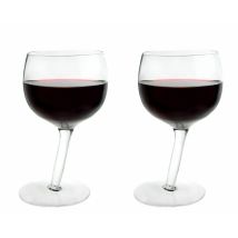 Bar Bespoke Tipsy Wine Glasses Set of 2, 250ml