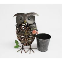 Craftsman Owl Planter, Brown