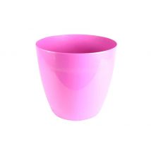 Whitefurze Round Indoor Pot Cover, 22cm, Fuchsia