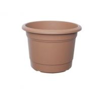 Whitefurze 25cm Round Milano Planter, Terracotta