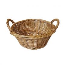 JVL Round Steamed Willow Basket