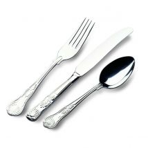 Grunwerg Stainless Steel Cutlery Kings Set, 24pc, Silver