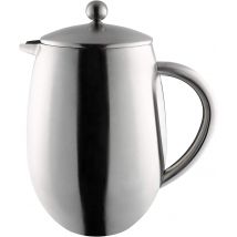 Grunwerg Bellied Cafetiere, Double Wall, Satin Finish