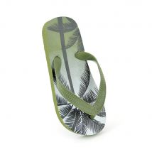 KS Brands Boys Palm Tree Flip Flop (Green)