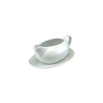 Apollo Gravy Boat with Saucer, 550ml, White