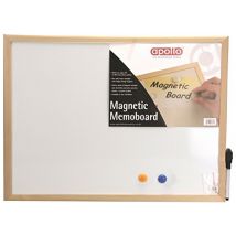 Apollo Magnetic Memoboard, 60cm x 40cm, White