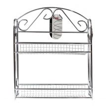 Apollo 10 Jar Spice Rack, Chrome