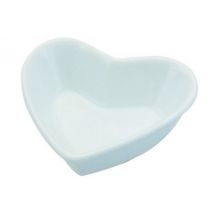 Apollo Dipping Bowl Ramekin, Heart shaped, Porcelain