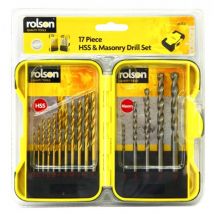 Rolson 17pc Combination Drill Bit Set