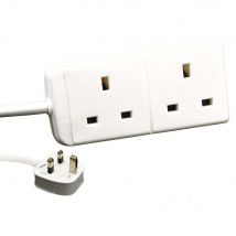 Rolson Extension Lead, 2 Sockets, 2m