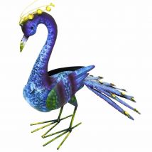 Kreatif Kraft Tail Down Peacock Garden Ornament