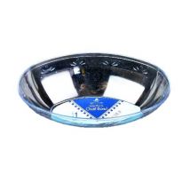 Essential Houseware Crystal Oval Plastic Serving Tray, 28cm x 18cm, Clear