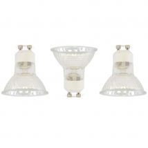 Lloytron GU10 50W Dichroic Halogen Bulb Triple Blister Card